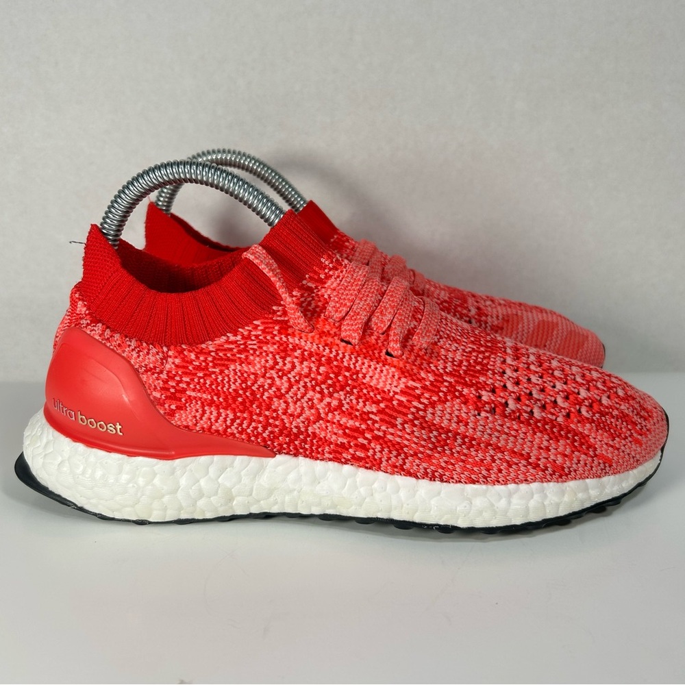 Adidas UltraBoost Uncaged Ray Red Comfort Running Shoe Sneaker BB3903; Women’s 6